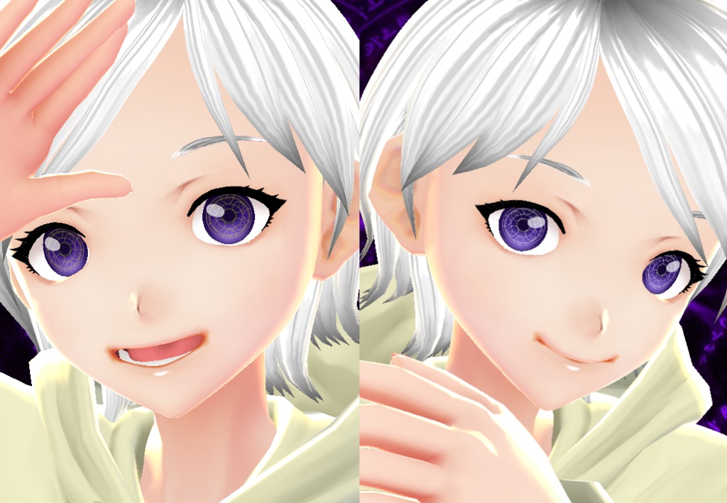 Magic Spirits Golden & Light alchemist circle eye texture VRoid