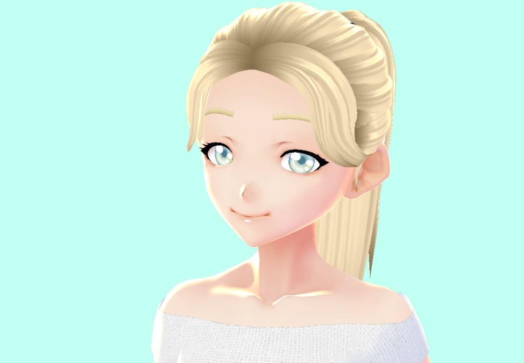 Confetti VRoid eye texture blue/green/yellow