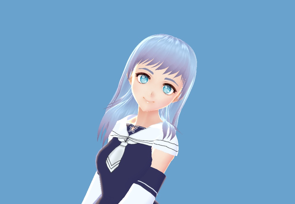 Blue Snowflake eye texture Vroid