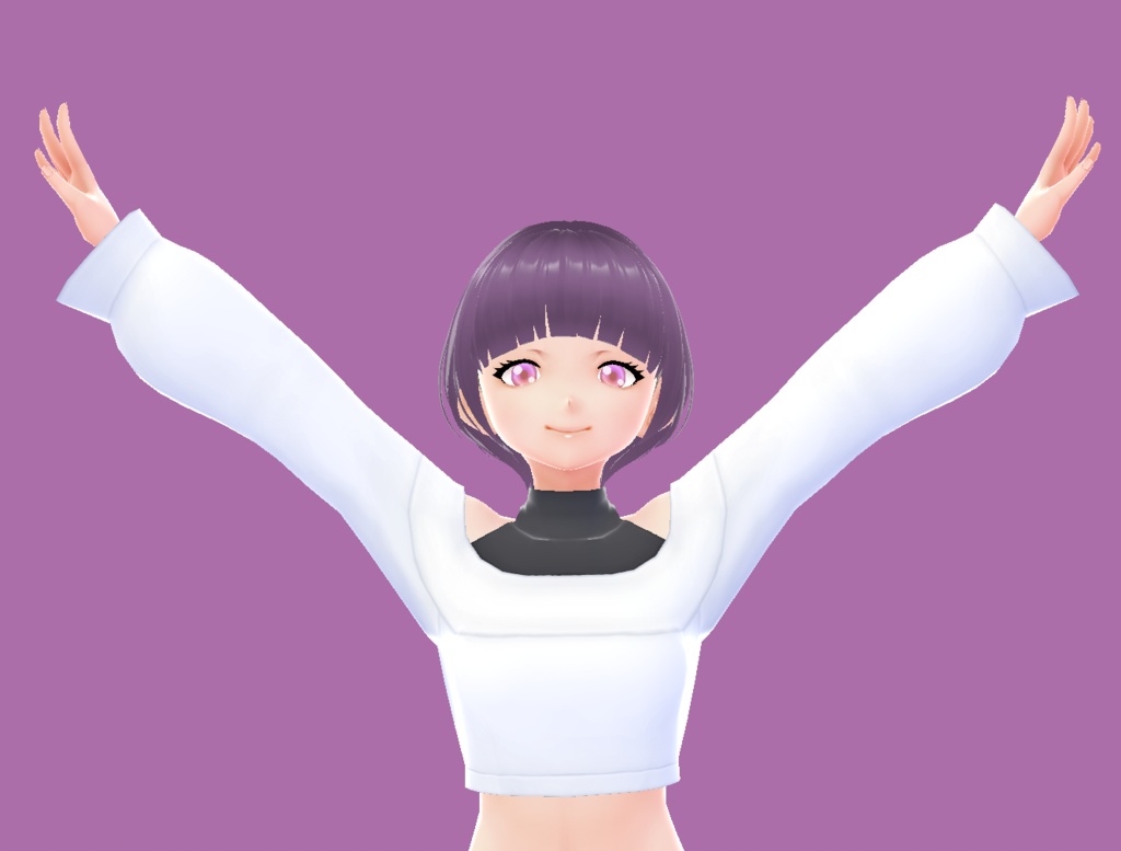 Pastel Halloween Vroid eye texture purple/pink