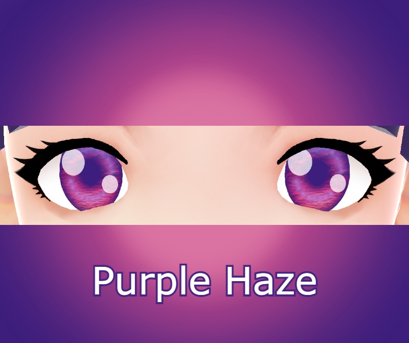 Purple Haze Vroid eye texture purple/pink