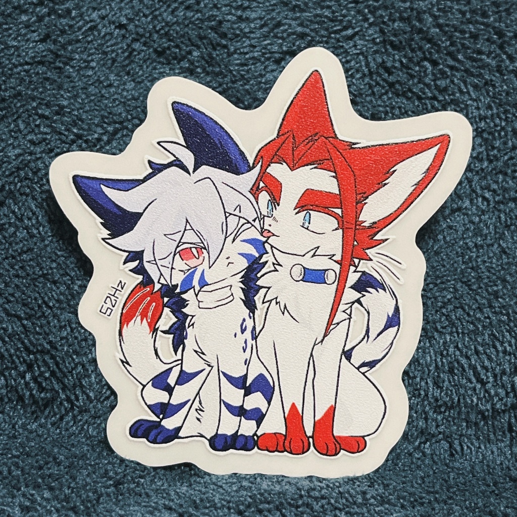 ユリカイにゃんこ　ステッカー