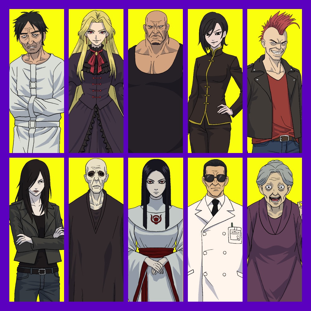 TRPG用全身立ち絵素材第6弾 悪人NPC30体