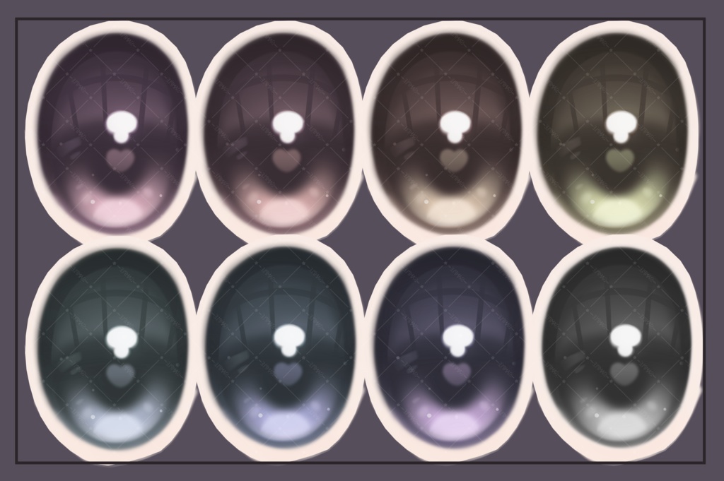 【9 Avatars】Zirai Love Eye Texture