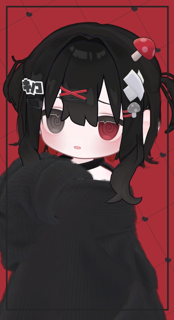 Mushroom Hairpin Set