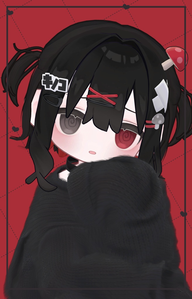 Mushroom Hairpin Set