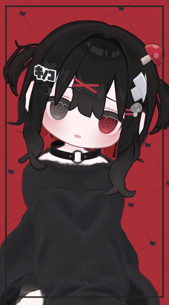 Mushroom Hairpin Set