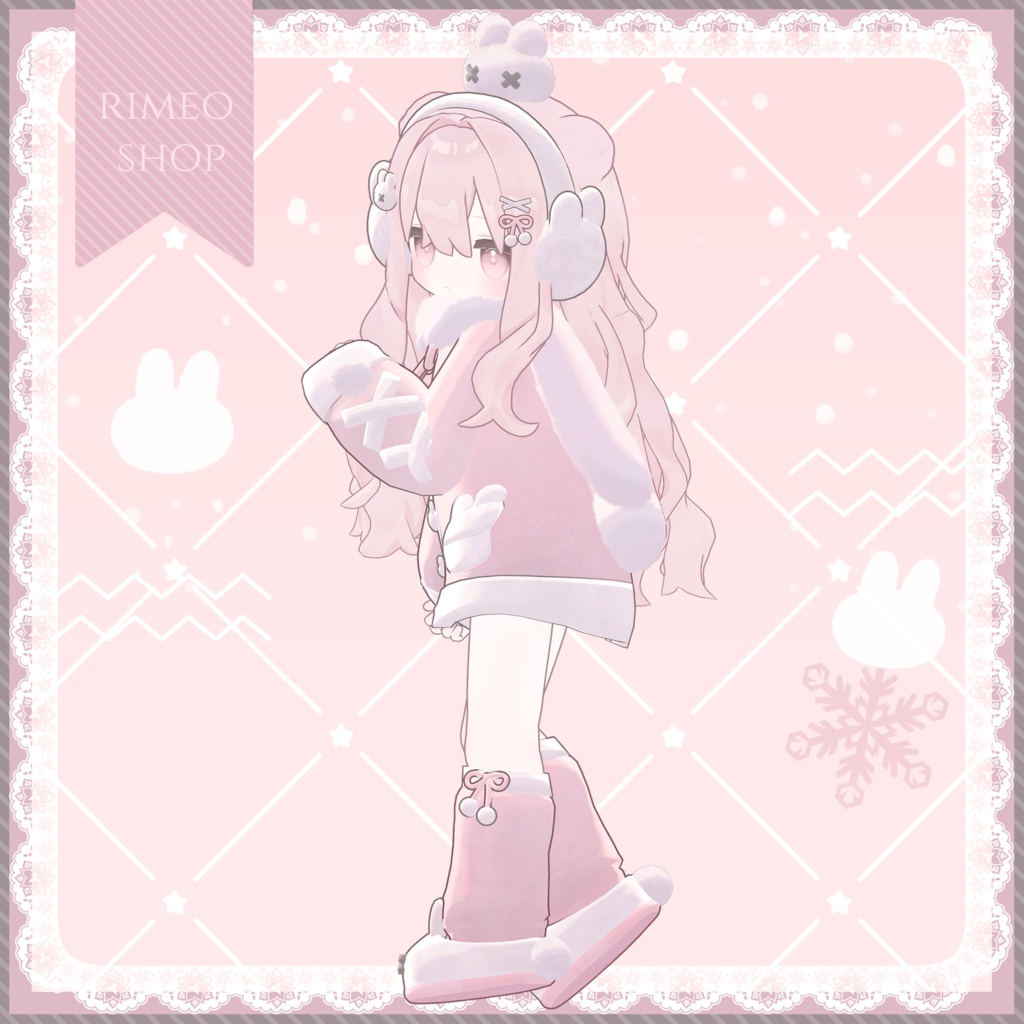 【MameFriends】MofuMofu Snow Rabbit【MA対応】