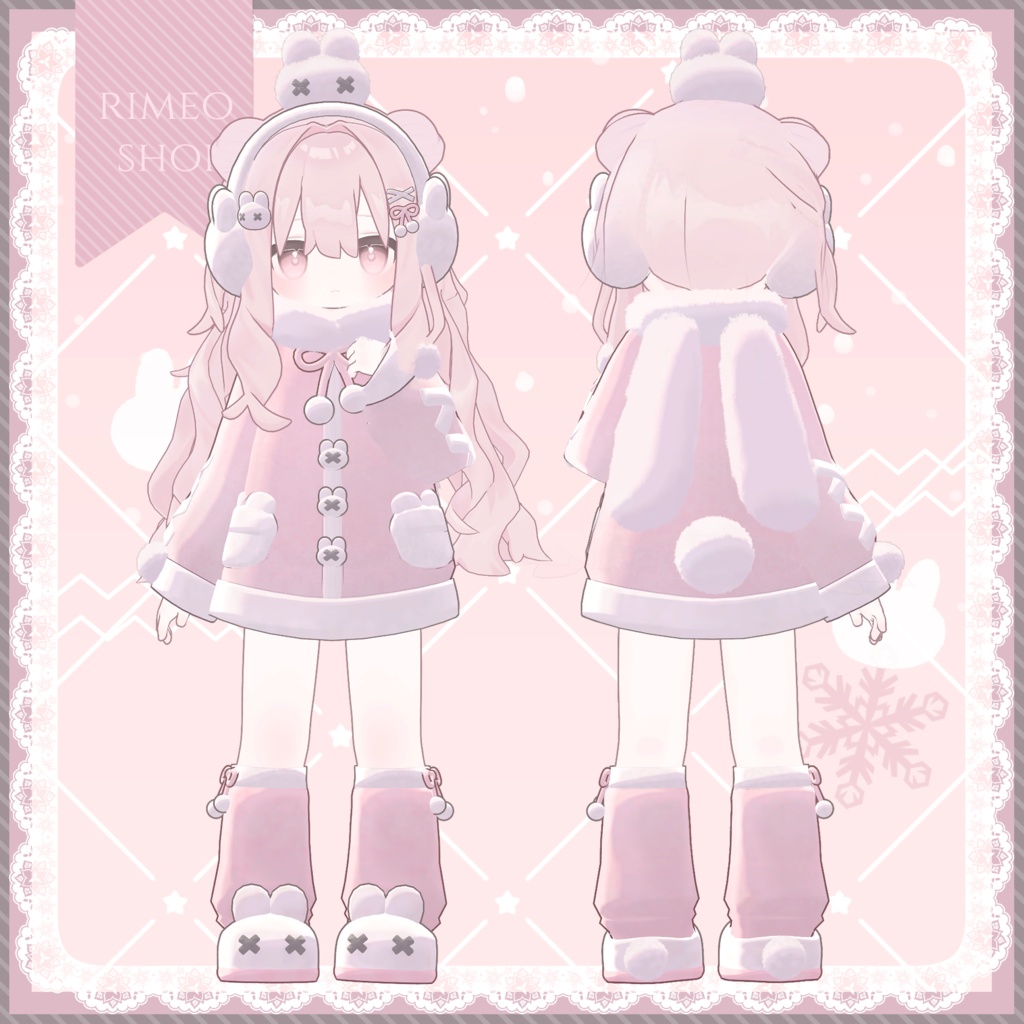 【MameFriends】MofuMofu Snow Rabbit【MA対応】