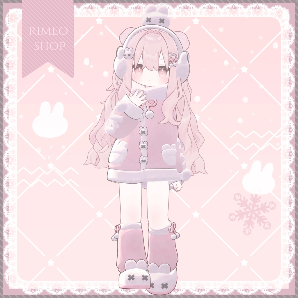 【MameFriends】MofuMofu Snow Rabbit【MA対応】