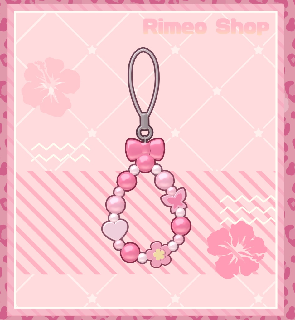 【Free/無料】Gyaru Beads Strap ♥4000Followers♥