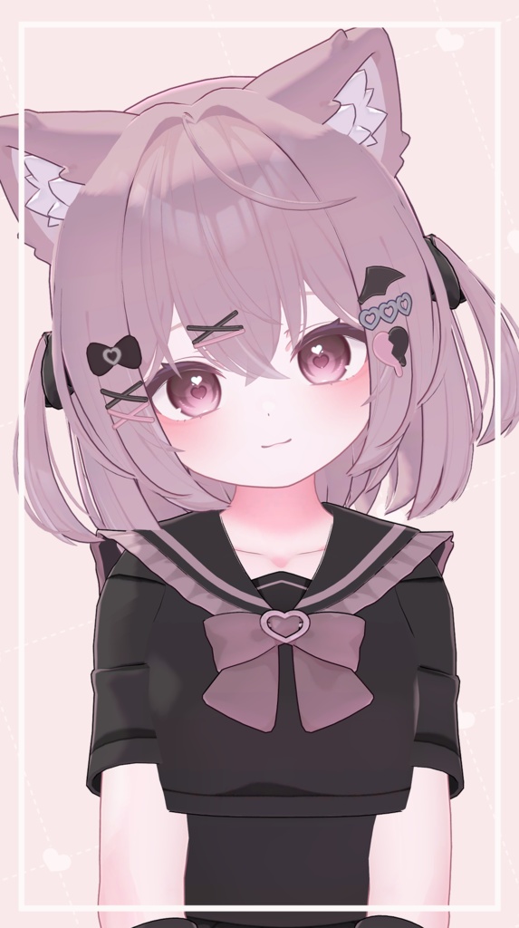 【Ririka/Chocolat】Lovely Heart Hairpin Set【MA対応】