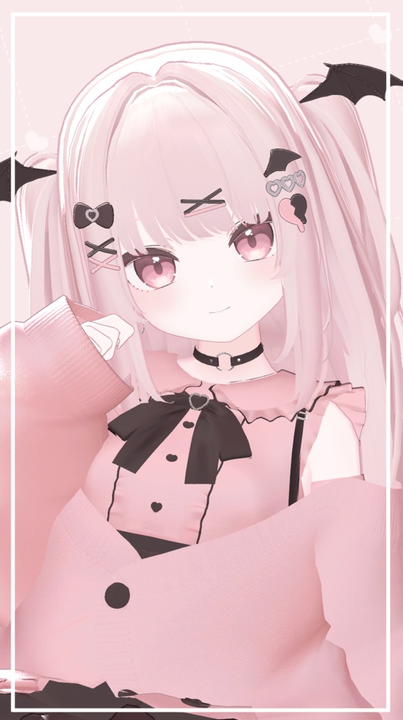 【Ririka/Chocolat】Lovely Heart Hairpin Set【MA対応】