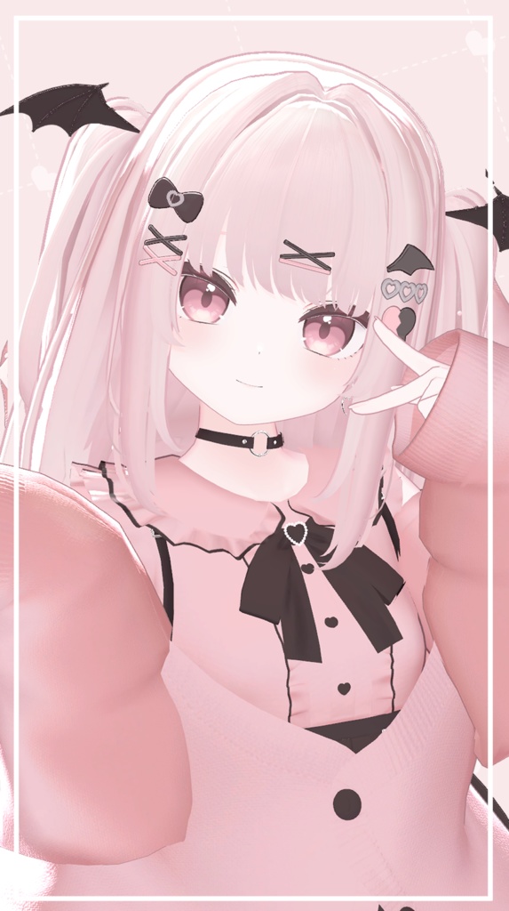 【Ririka/Chocolat】Lovely Heart Hairpin Set【MA対応】