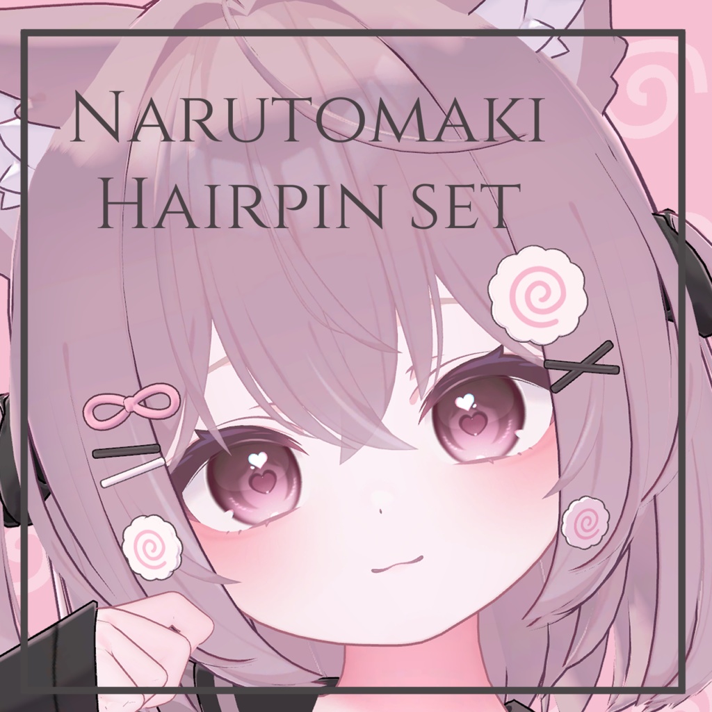 【Chocolat】Narutomaki Hairpin Set【MA対応】