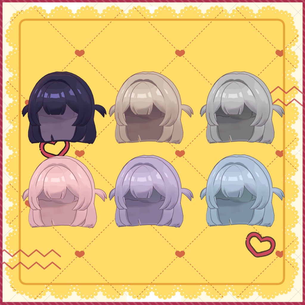 【Azuki】Cute Bob Twin【MA対応】