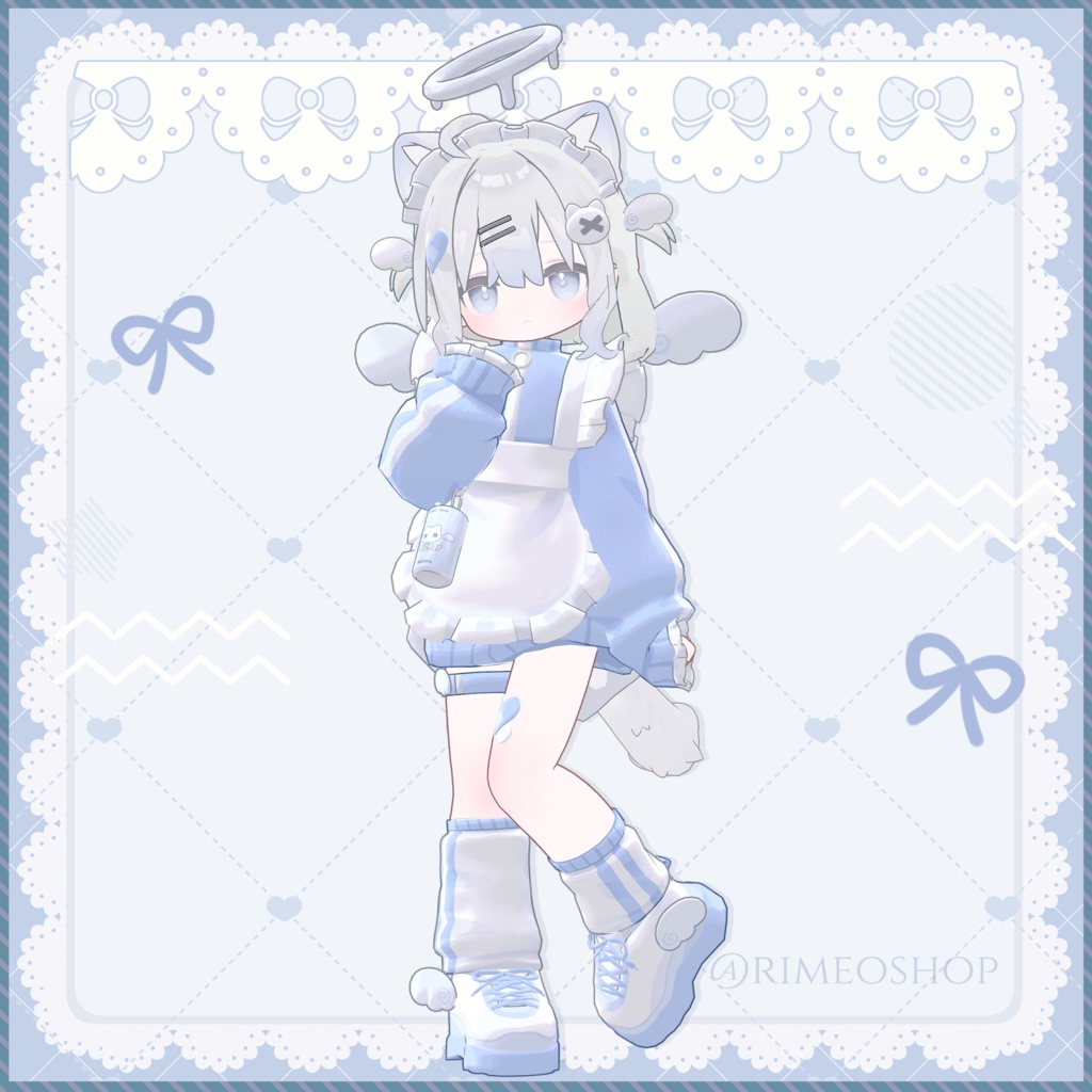 【MameFriends】Angel Neko Maid【MA対応】