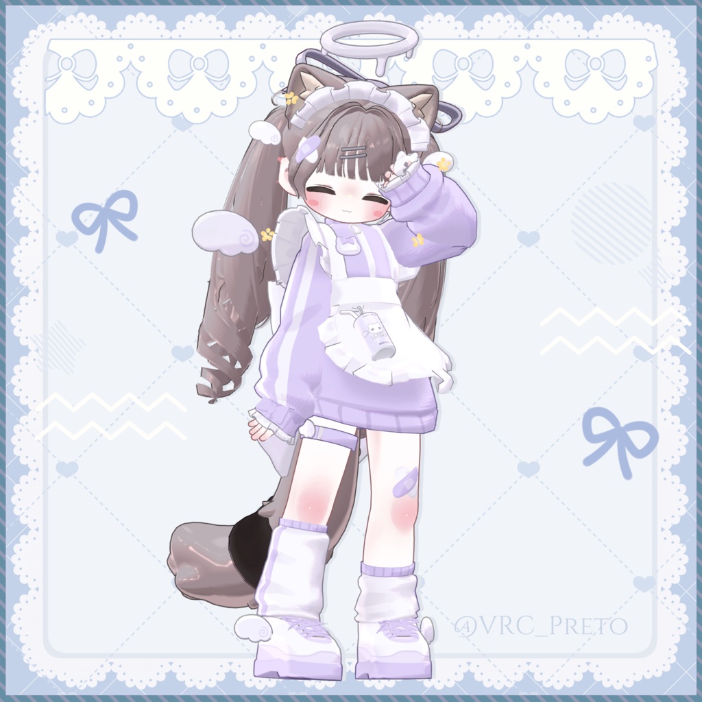 【MameFriends】Angel Neko Maid【MA対応】