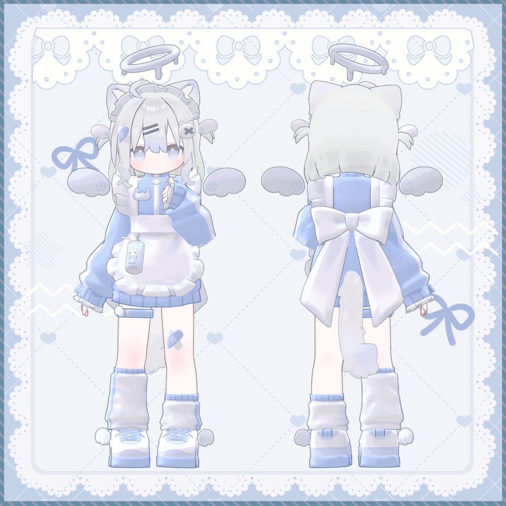 【MameFriends】Angel Neko Maid【MA対応】