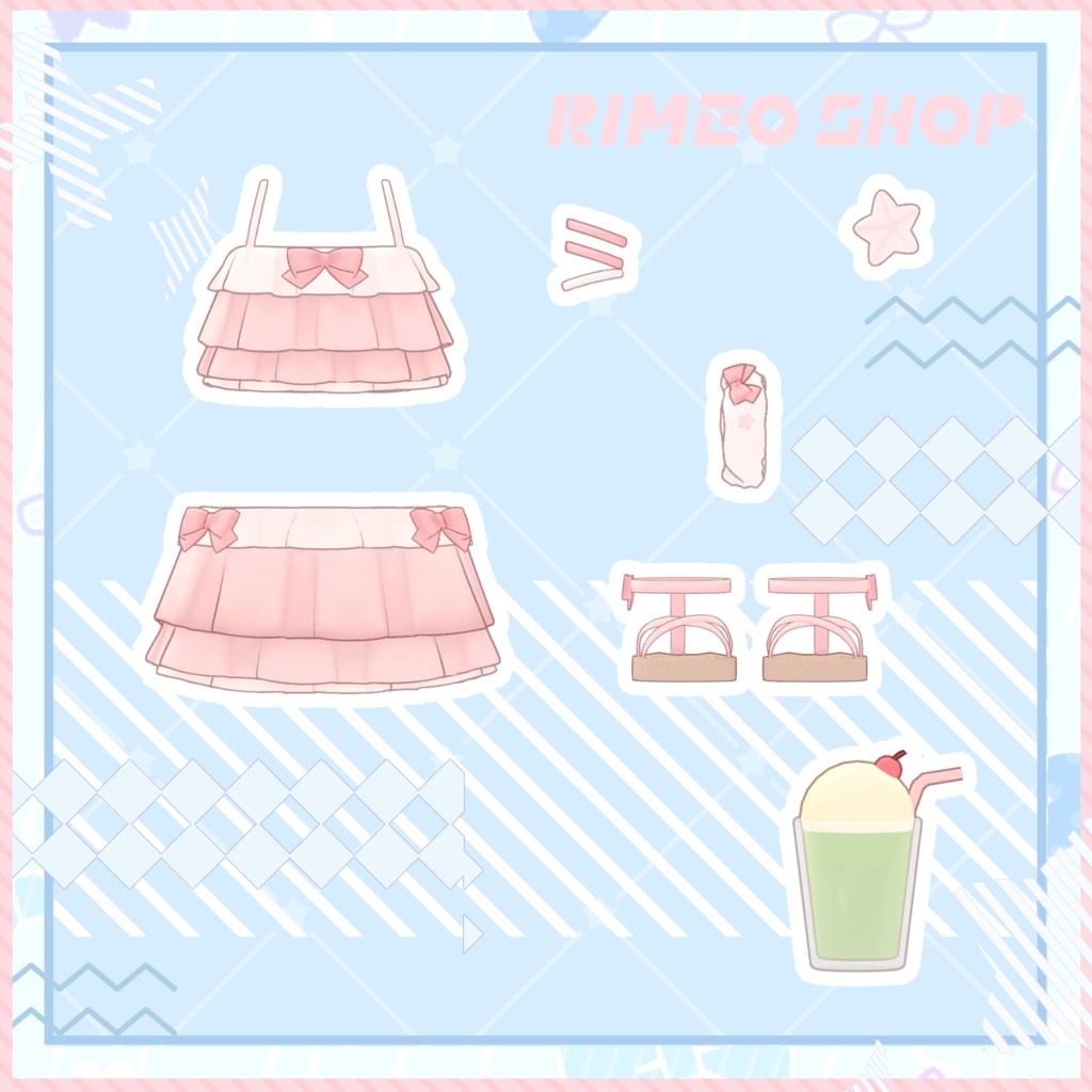 【MameFriends】Frill Splash【MA対応】♥10000Followers♥