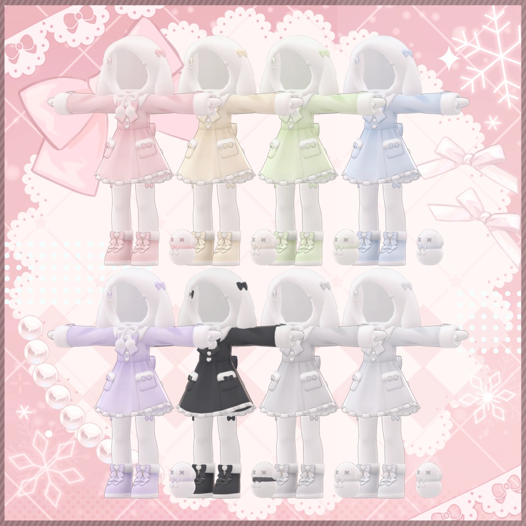 ♥Sale♥【MameFriends】Snow Bunny Winter【MA対応】