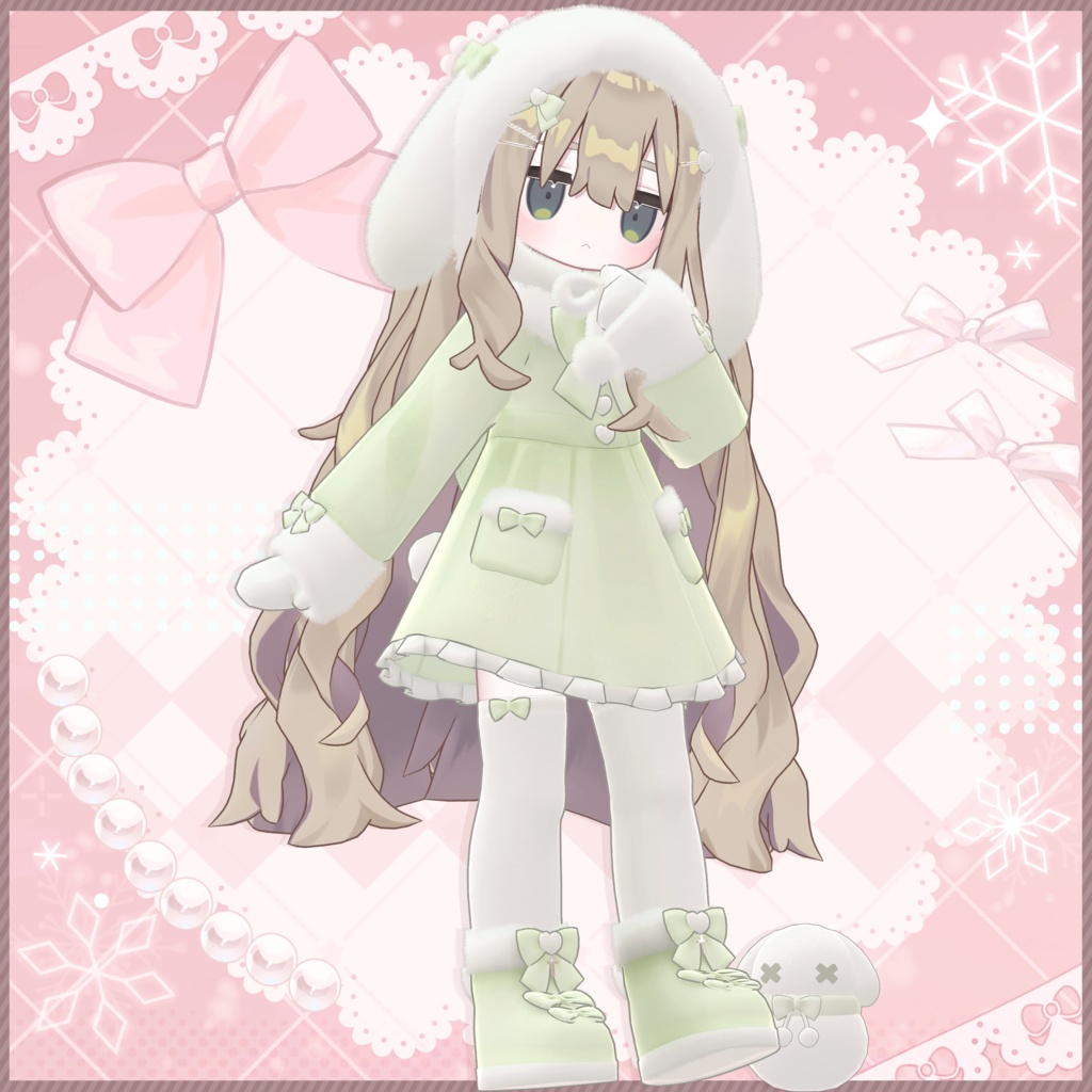 ♥Sale♥【MameFriends】Snow Bunny Winter【MA対応】