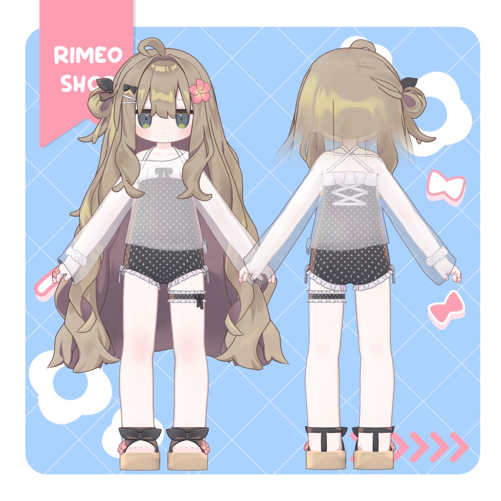 【MameFriends】Polka Dot Swimsuit