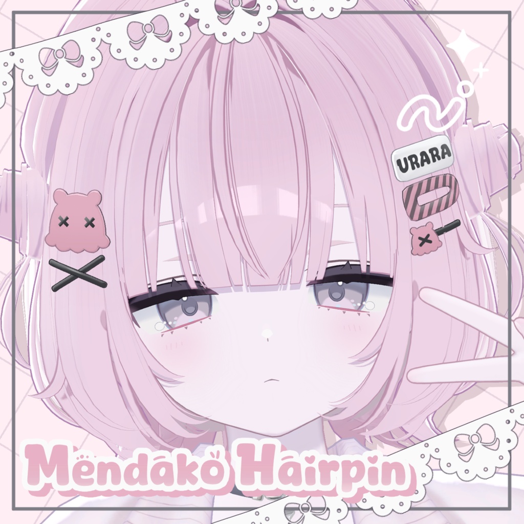 【Urara】Mendako Hairpin