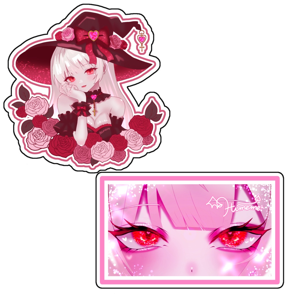 ダイカットカード二種♡