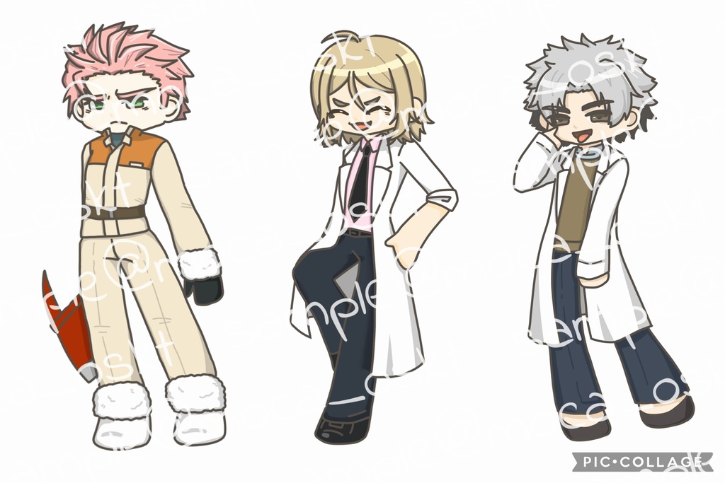 デちょ竜ステッカーset