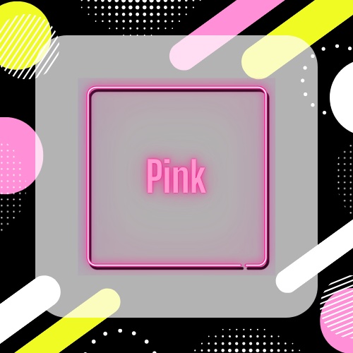 配信用カメラフレーム ネオンカラー