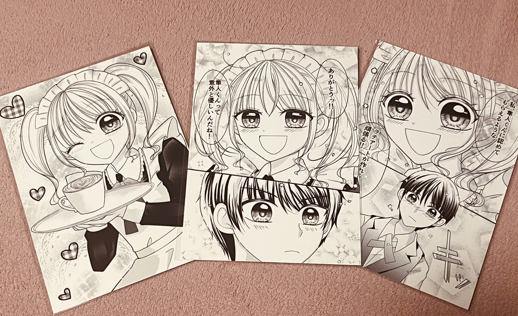 2Ｌフォトカード3種＋漫画QRコード付きペーパー