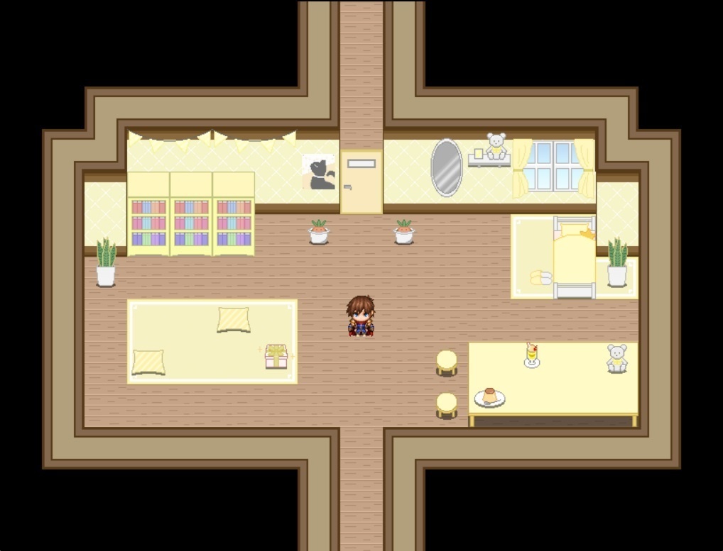 RPGツクール用マップチップ【推し活ルーム】