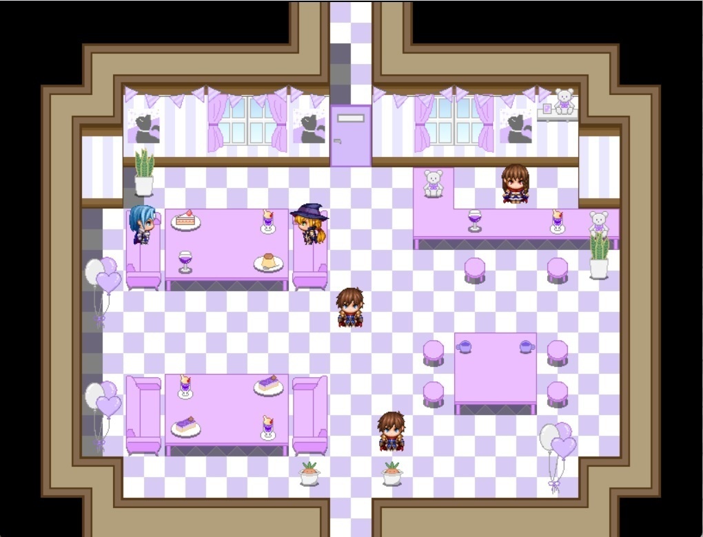 RPGツクール用マップチップ【推し活ルーム】