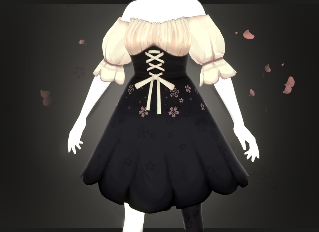 VRoid衣装 Sakura Doll Outfit