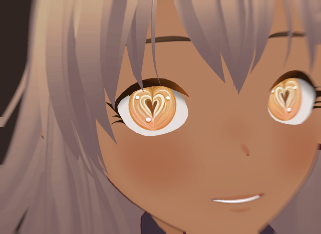 VRoid目 Latte Love Eyes