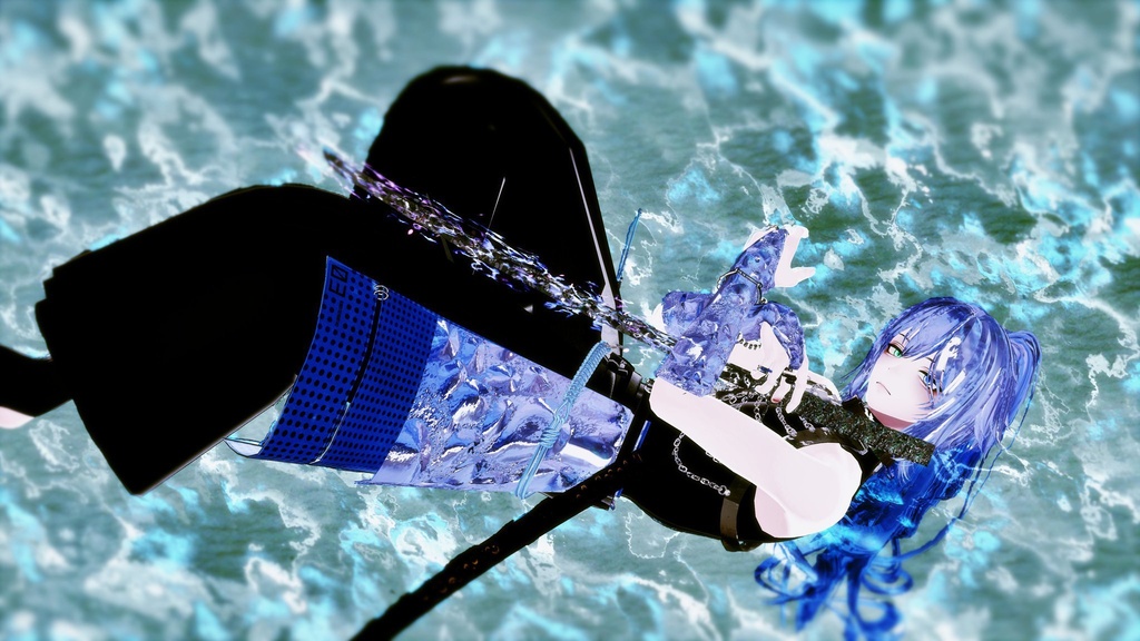 🧊わど透水マテリアル「蒼の揺らぎ」