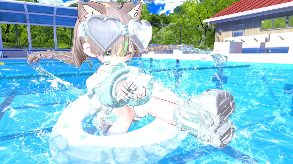 🧊わど透水マテリアル「蒼の揺らぎ」