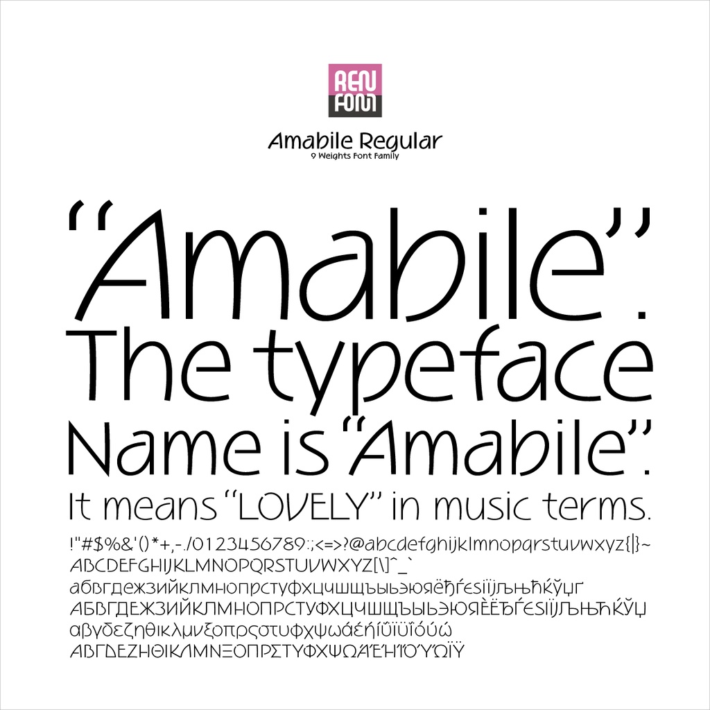 Amabile Regular