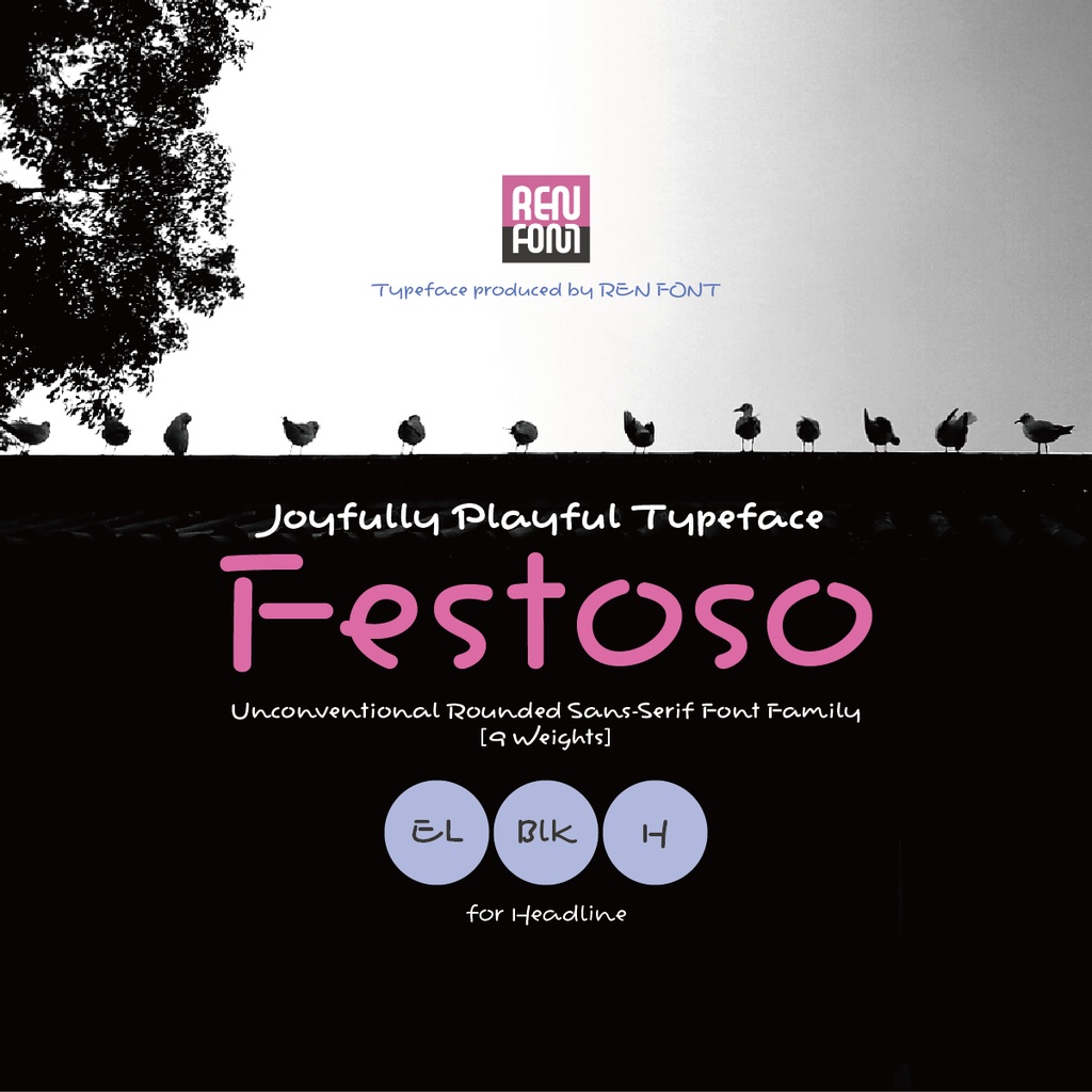Festoso / 用途別小分けパック［3種類(HL/SH/TXT)］ / パック割引30％