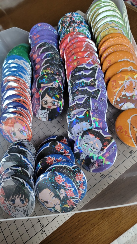 吸死ホログラム缶バッジ