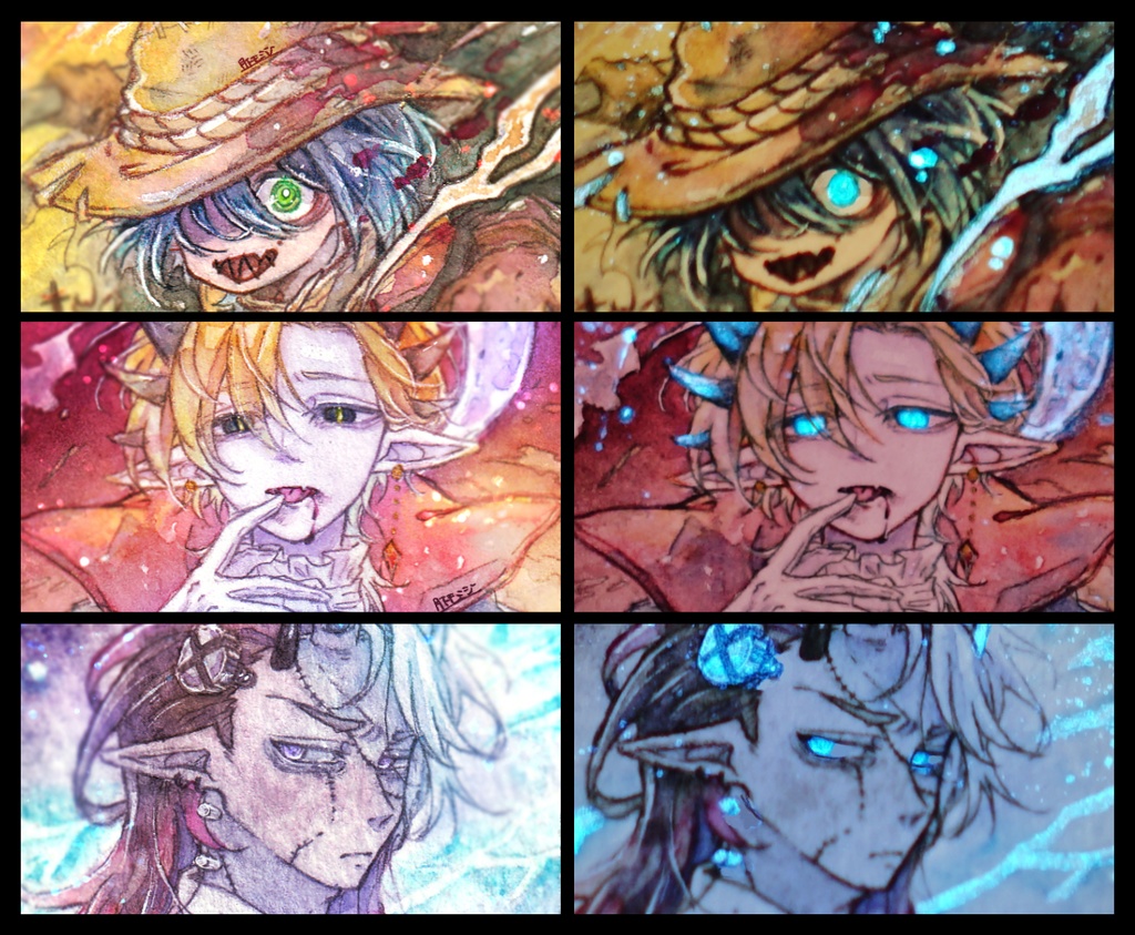 ハロウィン執行官ミニ原画