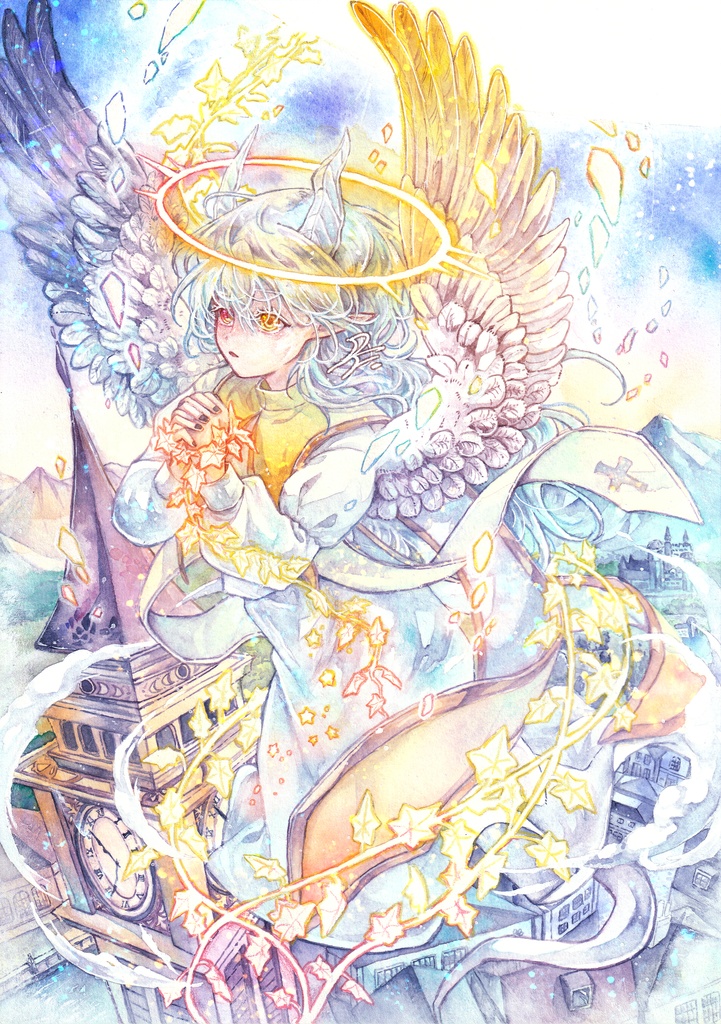 額装作品『これからもこの場所で』