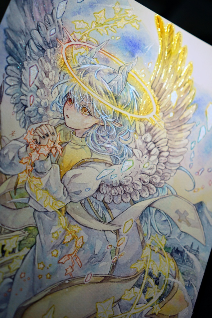 額装作品『これからもこの場所で』