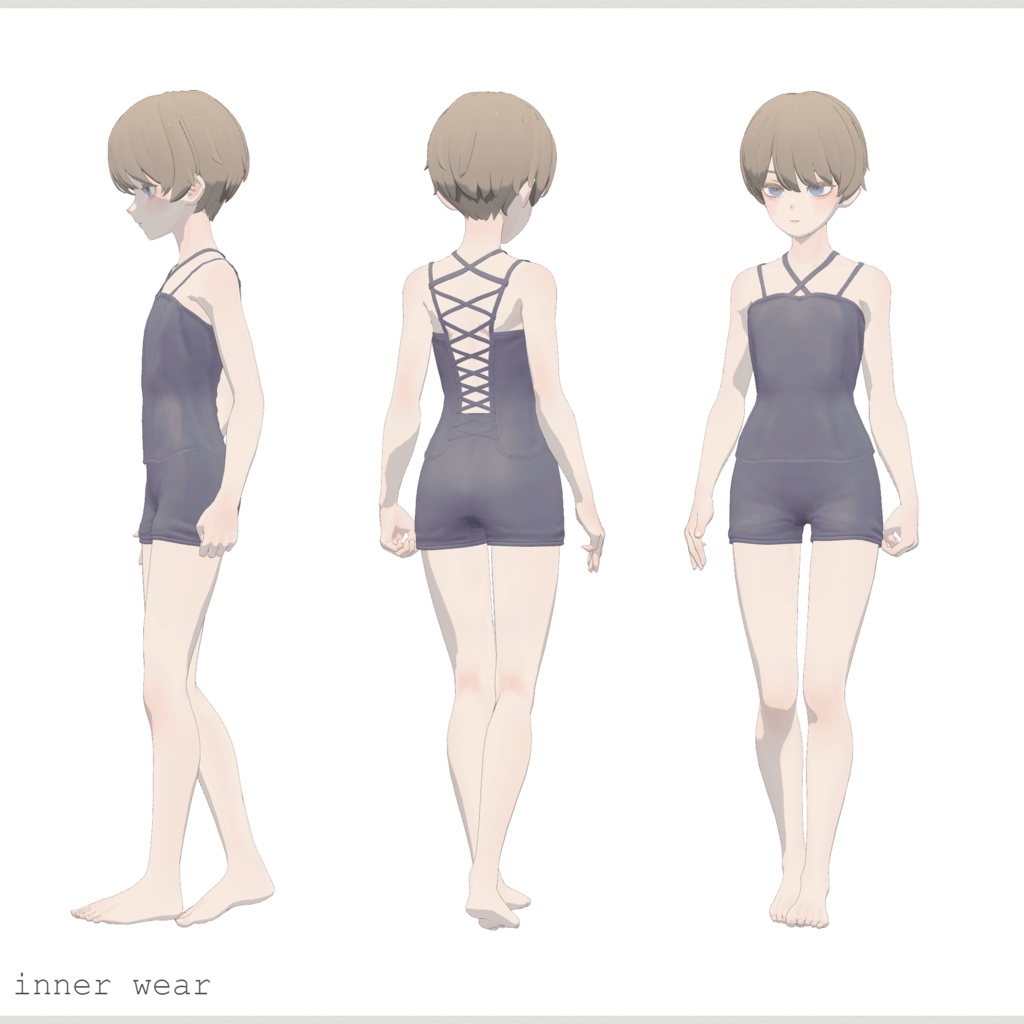 Grus対応∴back-open sheer blouse