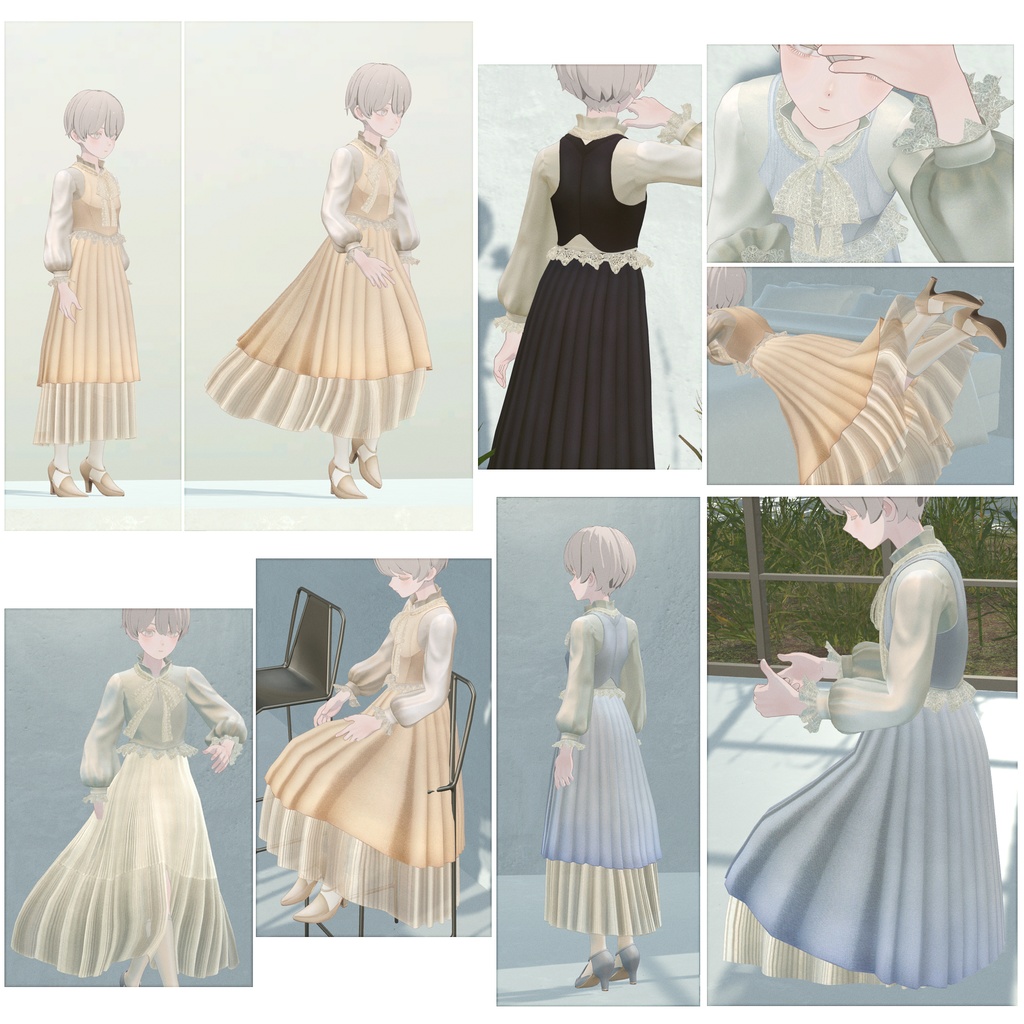 Grus対応∴Veined Pleated Bouquet