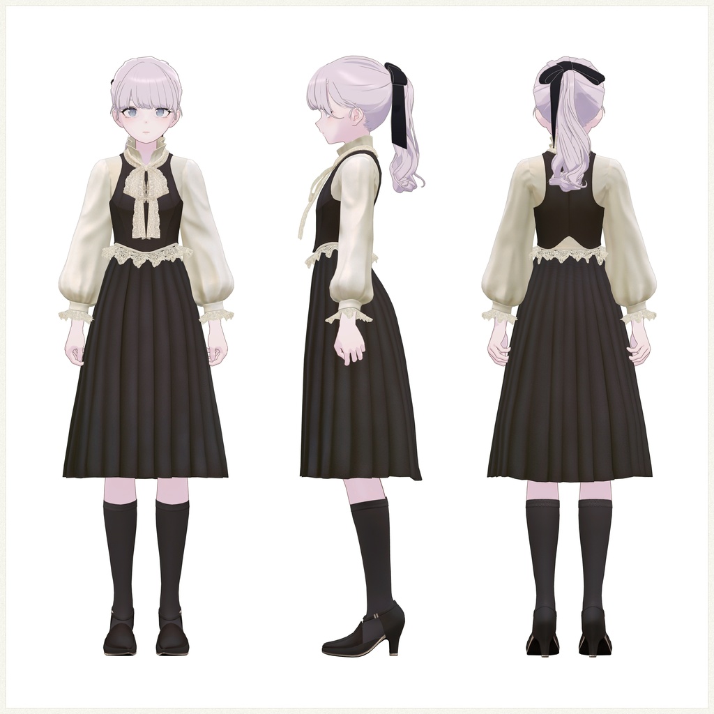 4アバター対応∴Veined Pleated Bouquet