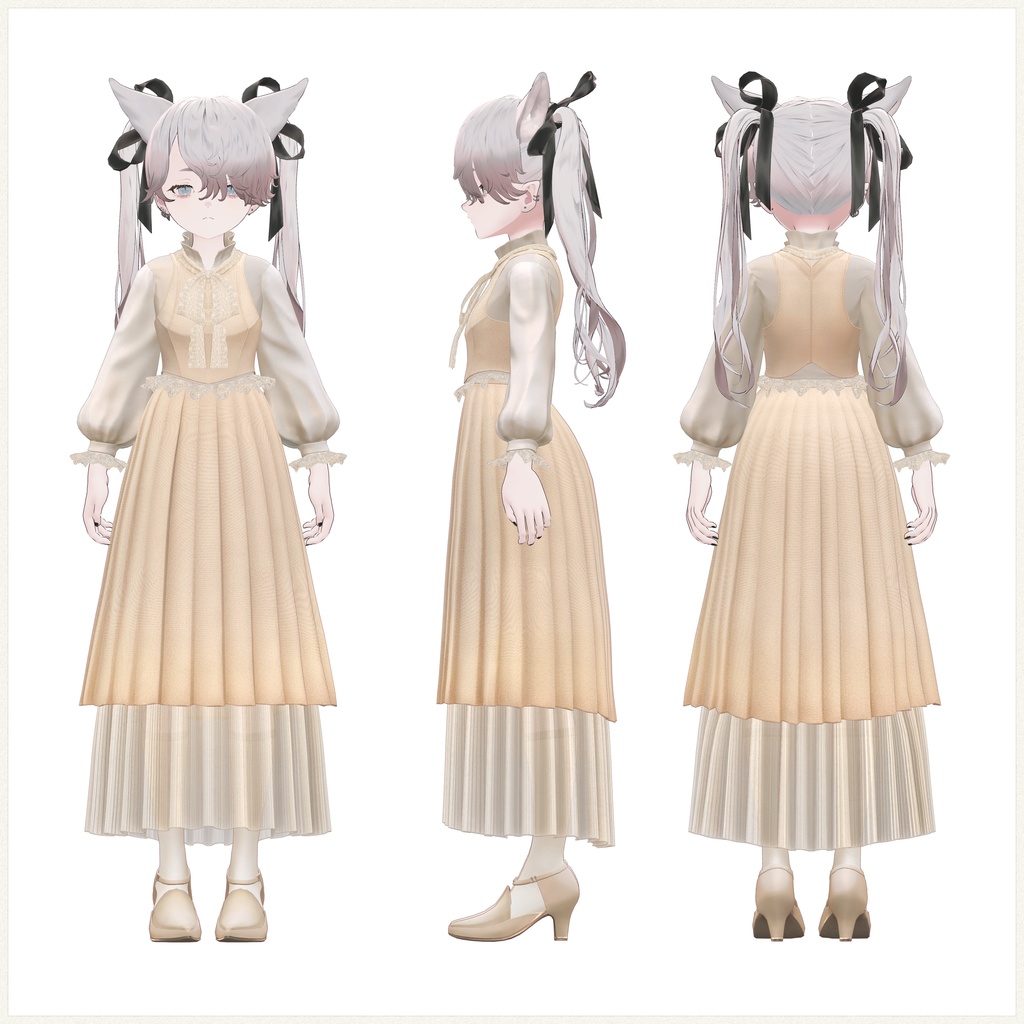 4アバター対応∴Veined Pleated Bouquet