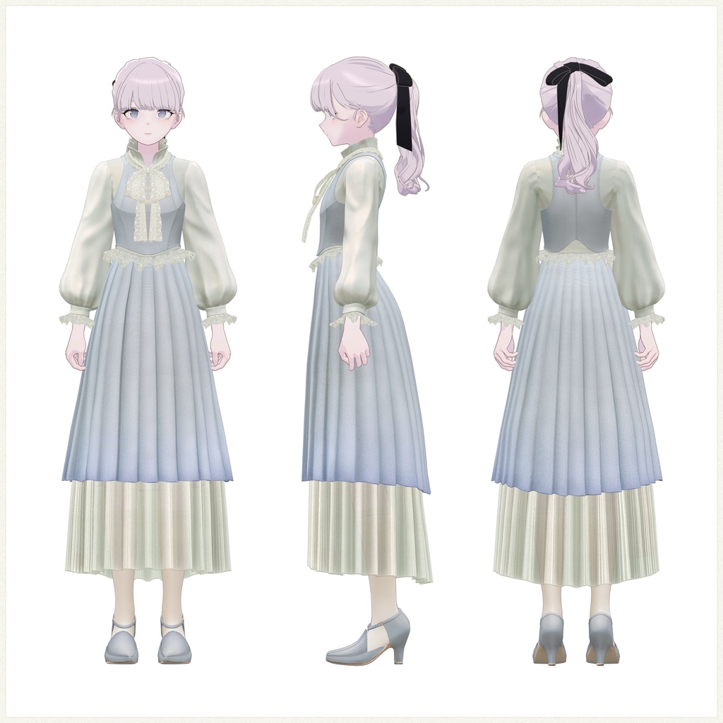 4アバター対応∴Veined Pleated Bouquet