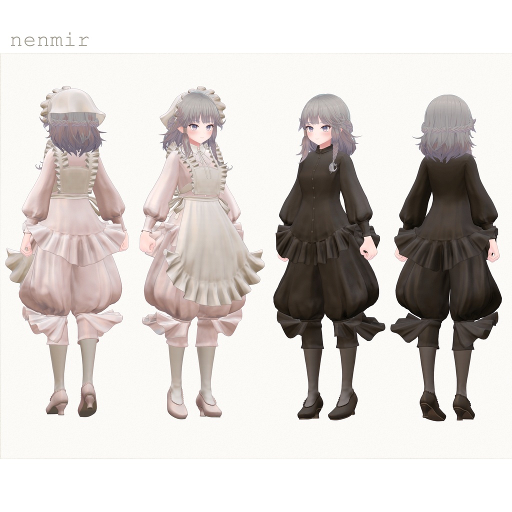 6アバター対応∴Morning FrillApron Set